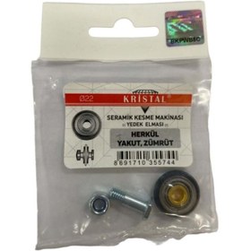 Resim AyrStore Kristal 35574 Herkül Yakut Zümrüt Yedek Seramik Elması 