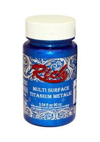 Resim Rich Multi Surface Titanium Metalik Boya 90 Cc. 2562 Mavi 