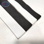 Resim 4.0cm/5.0cm (1.57 inç/1.97 inç) Su Dalgası Elastik Siyah ve Beyaz Çam Elastik Bant Giyim Aksesuarları Dikiş Ürünleri 1 Yükseltilmiş 