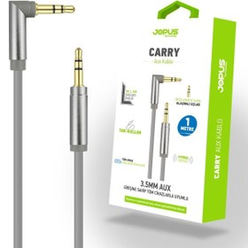Resim Jopus JA-06 3.5mm L Tipi Aux Kablo 1m Gri 