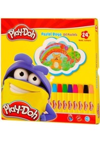 Resim Pastel Boya- Play-doh 24 Renk Çok Renkli 