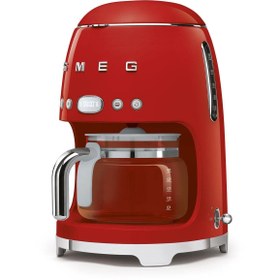 Resim Smeg Kırmızı Filtre Kahve Makinesi Dcf02rdeu 