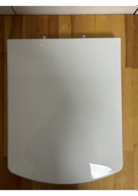 Resim Beyaz Sedef Yavaş Kapanan Klozet Kapağı Yavaş Kapanan Beyaz 