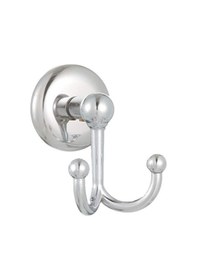 Resim Banyo Krom Eko Lüx Çiftli Bornoz Askılığı 