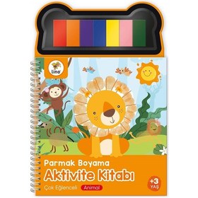 Resim Lino Parmak Boyama Aktivite Kitabı - Animal 