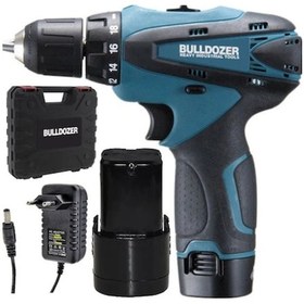 Resim Bulldozer 20 V 3 Ah Li-ion Çift Akülü Şarjlı Darbesiz Matkap Vidalama 