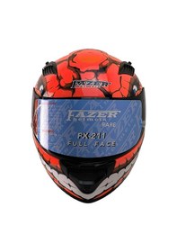 Resim Motosiklet Kask Ece 22.r06 Double Vizörlü Full Face Spoiler Motor Kaskı Fantastic Red Çok Renkli 
