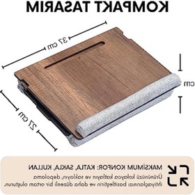 Resim markentegra Minderli Ayarlanabilir Eğimli Laptop Sehpası - 37x27cm 