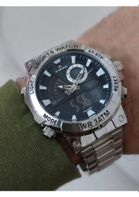 Resim Naviforce Erkek Kol Saati Çift Kordonlu Dijital & Analog 2100 