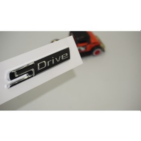 Resim Bmw S Drive Yeni Nesil Krom Metal Bagaj Logo 3M 3D Ürün 