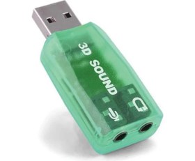 Resim 5.1 USB Stereo Ses Adaptörü , Harici Ses Kartı, Pc ve Dizüstü Bilgisayar Için 3D USB Ses Adaptörü, 