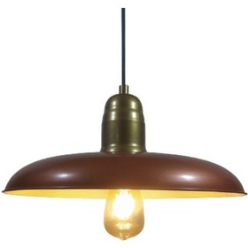 Resim Mylights Vintage Retro Rustik Bakır Içi Beyaz Metal Sarkıt Aviz 
