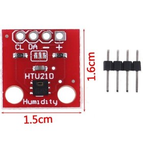 Resim Htu21 Sıcaklık Ve Nem Sensör Modülü Isı 