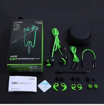 Yeşil G30 Pc Oyun Kulaklığı Oyun Bilgisayarı Cuffie Stereo Bas Gürültü Engelleme Büyük Kulaklık Mic Pk Razer Hammerhead V2 Pro İle Büyük