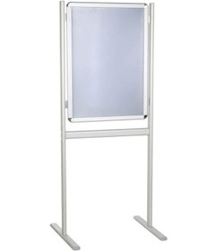 Resim B1 50x70 Cm Yüksek Alüminyum Tek Taraflı Mobil Kaldırım Reklam Poster Pano 