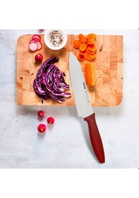 Resim Pirge Pure Line Şef Bıçağı 19 CM - 48006 Bordo 
