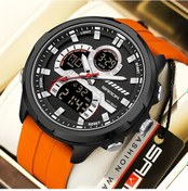 Resim Oldfriend Siyah Turuncu Sanda Erkek Spor Saati Yüzme Alarm Kronometre Hediyelik Diğer 