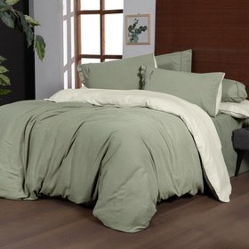 Resim Sarev Mood Comfort Kenyon King Size Yeşil Nevresim Takımı 