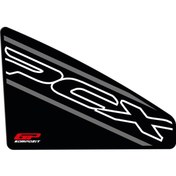 Resim GP Kompozit Honda PCX 125 2021-2024 Uyumlu Cep Pad Gri 