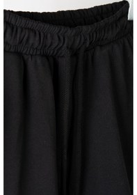 Resim Erkek Siyah Basic Regular Fit Şort & Bermuda Siyah 