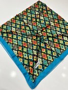 Resim İpekseli Pamuklu Eşarp Kilim Desen - 4 04 