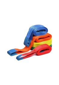 Resim Polyester Sapan Bez Araç Çekme Çeki Halatı 5 Ton 5 Metre 