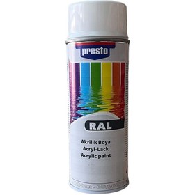 Resim Presto Ral 3020 Trafik Kırmızı Parlak Akrilik Sprey Boya 400 ml 