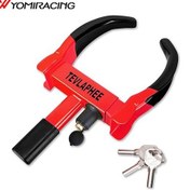 Resim 9 Farklı Modelin Ağır Güvenlik Tekerlek Kilidi, Evrensel Tekerlekler, Hırsızlık Önleyici Tekerlek Kilidi Vb. İçin Uygundur Kırmızı 