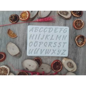 Resim Teknotrust Silikon Harf Kalıp Epoksi Pasta & Mum Silikon Kalıp 