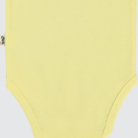 Resim Civil Baby Düz Renkli 1-3 Yaş Çıtçıtlı Badi - Sarı - Sarı / 12-18 Ay 