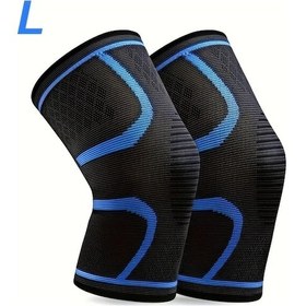 Resim Elmpaly Mavi L Bacak Desteği Kılıfı Nefes Alabilir Dayanıklı Koşu Spor 