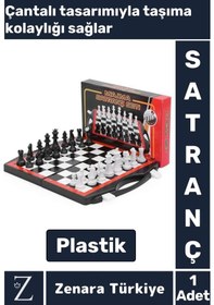 Resim Premium Stratejik Düşünme Odaklanma Hafıza Sosyal Gelişim Çantalı Tasarım Plastik Satranç 