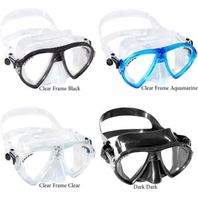 Resim Cressi Ocean Dalış Maskesi - BLACK-BLUE 