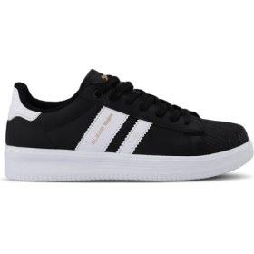 Resim Slazenger ZENO Kadın Sneaker Koşu & Yürüyüş Ayakkabısı Siyah / Beyaz 