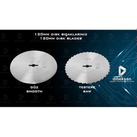 Resim 120 MM Düz Ağızlı Disk Bıçak 