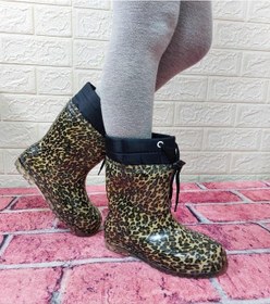 Resim Çağrı Leopar Desenli İçi Kürklü Kız Çocuk Kar Yağmur Çizmesi 001 