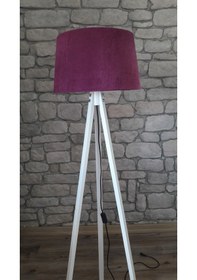 Resim Düz 3 Ayaklı Lambader, Abajur,Köşe Aydınlatması(149575412) 