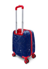 Resim Yaygan Coral High Kids Lacivert Kırmızı Örümcek Desenli Çocuk Valizi 16739 