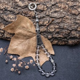 Resim Taş Sepeti Kristal Kuvars Doğaltaşı Tesbih Model Anahtarlık 