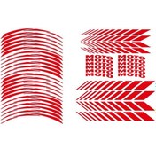 Resim Sevenkardeşler Reflektör Kırmızı Universal Racing Şerit 