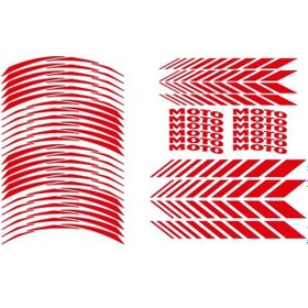 Resim Sevenkardeşler Reflektör Kırmızı Universal Racing Şerit 