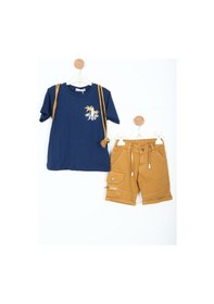Resim Xo Kids Erkek Çocuk Alt Üst Şort Takım 2-7 Yaş 3149 Lacivert 
