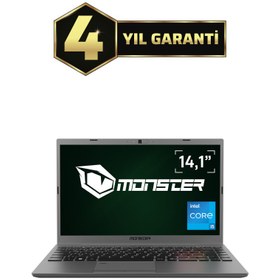 Resim Monster Huma H4 V5.1.10 i5 1235U 14.1" 32 GB RAM 1 TB SSD FHD FreeDOS Taşınabilir Bilgisayar 