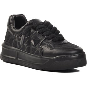 Resim AYAKMOD Siyah-Siyah Erkek Sneaker 