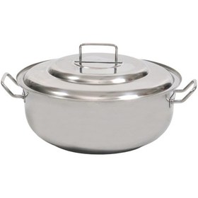 Resim Kayalar Paslanmaz Çelik Helvane Tencere (Ebat Seçiniz) 