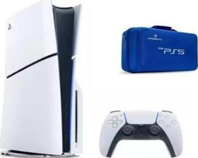 Resim Playstation 5 Slim 1 TB Standart Edition Oyun Konsolu+ Sony Playstation 5 Taşıma Çantası Mavi 