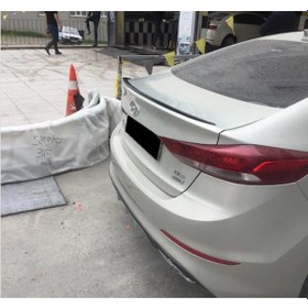 Resim Hyundai Elantra Bagaj Üstü Spoiler Bagaj Çıtası - Parlak Beyaz 