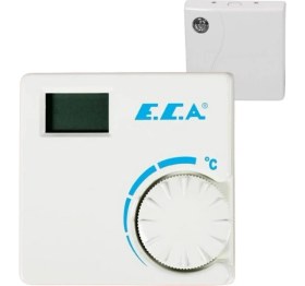 Resim E.C.A. ERT-176 RF 7006907522 Dijital Kablosuz Oda Termostatı 