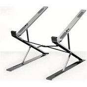 Resim Willowhaven Gri 15 İnç Ve Üzeri Alüminyum Laptop Standı Ayarlanabilir Taşınabilir 