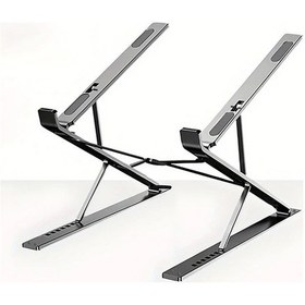 Resim Willowhaven Gri 15 İnç Ve Üzeri Alüminyum Laptop Standı Ayarlanabilir Taşınabilir 